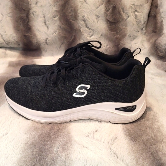 S Sport by Skechers black athletic shoes - Picture 2 of 10